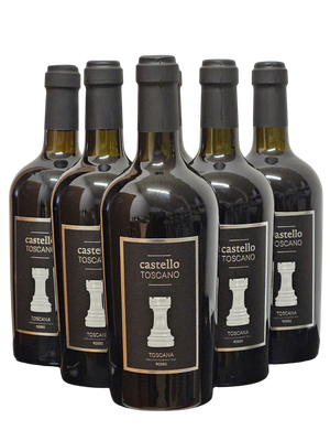 2022 CASTELLO TOSCANO Rosso IGT Toskana halbtrocken 0,75 l  #ANGEBOT FÜR 12 FLASCHEN#