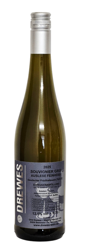 2025er SOUVIGNIER GRIS  Auslese Nahe feinherb 0,75 l