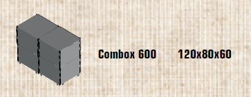 COMBOX COMPOSTADOR 600L TERRAZA