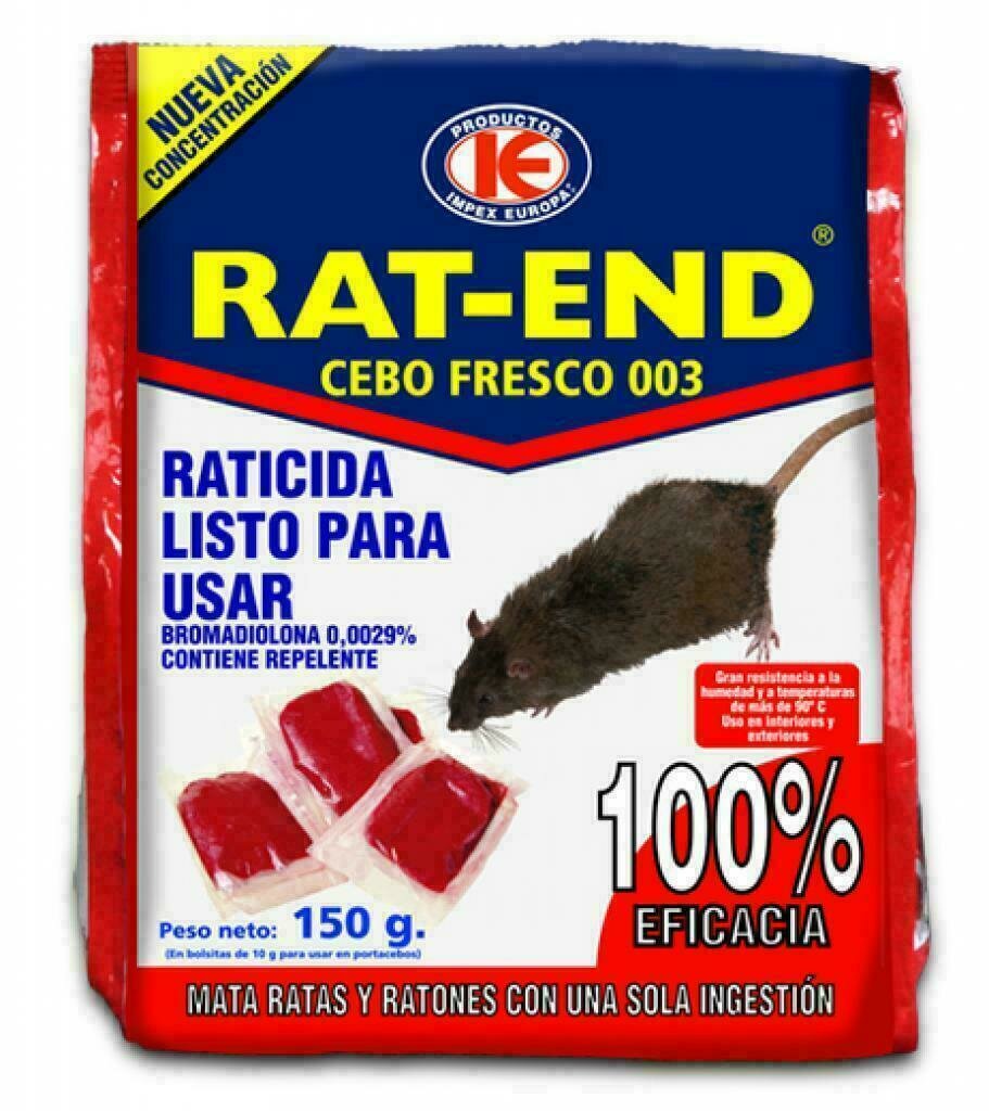 RATIBROM-CEBO RATICIDA FRESCO 150 GR