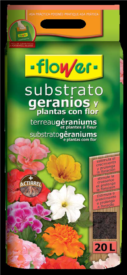SUB GERANIOS Y PLANTAS CON FLOR 20 L