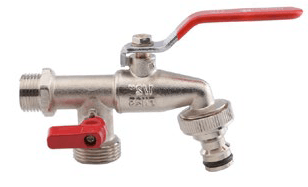 Válvula 2 SALIDAS 1/2-3/41/2"Ø