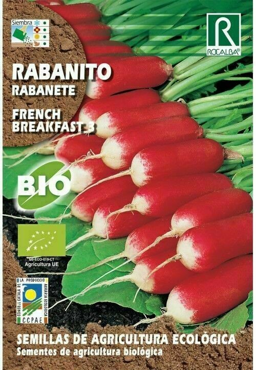HORTALIZAS ECOLOGICAS RABANITO FRENCH BREAKFAST 3