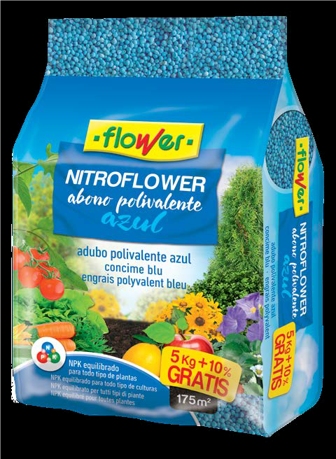 ABONO NITROFLOWER 5KG (5 + 10% GRATIS)
