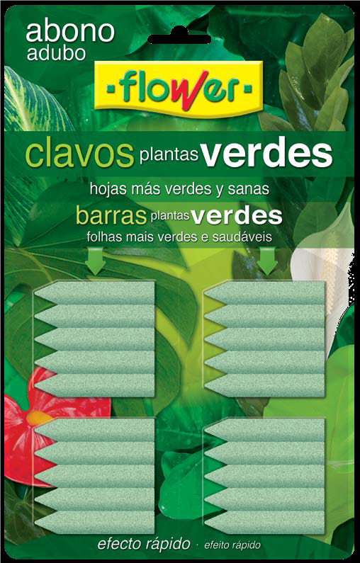 ABONO CLAVOS VERDE (20UD) BLISTER CAJA