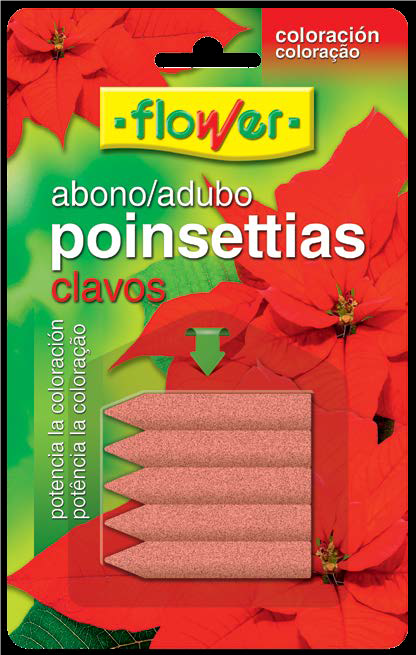 ABONO CLAVOS POINSETTIAS BLISTER 5 U FW