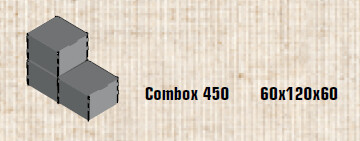 COMBOX COMPOSTADOR 450L JARDIN