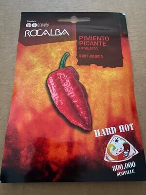 HORTALIZAS PIMIENTO PICANTE SEMILLAS BHUT JOLOKIA