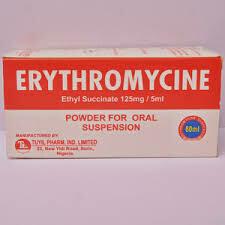 Erythromycine syrup