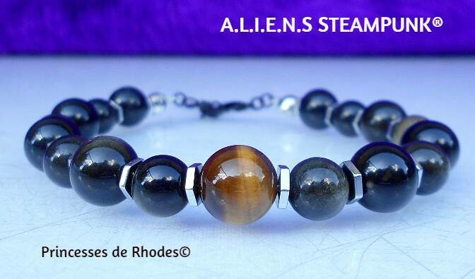 BP - Bracelets pierres naturelles   femme Amazones©.