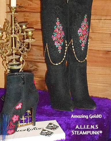 Bottes haut talon pour  femmes Napoléon III ©