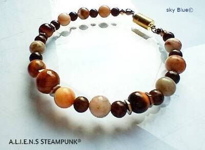 Bracelet femme en pierres "Olympus Mons©"