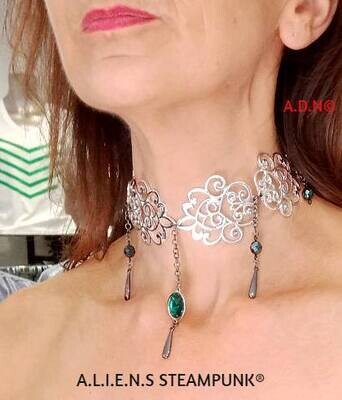 D-Collier femme artisanal A.D.N.©