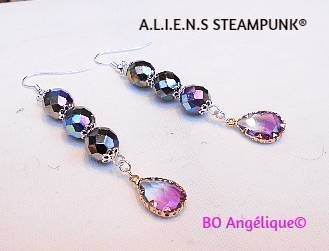 Original handmade jewellery Earrings Angélique©.