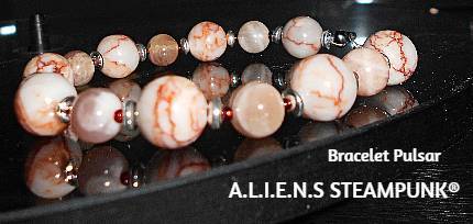 Bracelet femme en pierres  Pulsar©