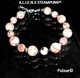 Bracelet femme en pierres  Pulsar©