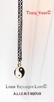Bijoux sport chic, collier Ying  Yang©