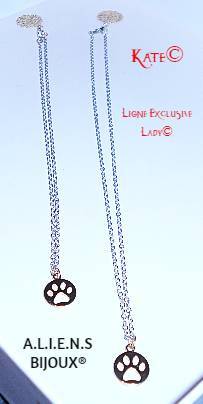 Bijoux sport chic, collier Pussy Cat©