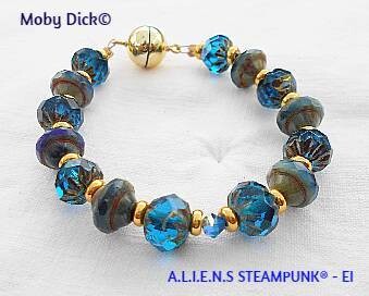 BC-Bracelets fantaisie femme en cristal Moby Dick© (XL).