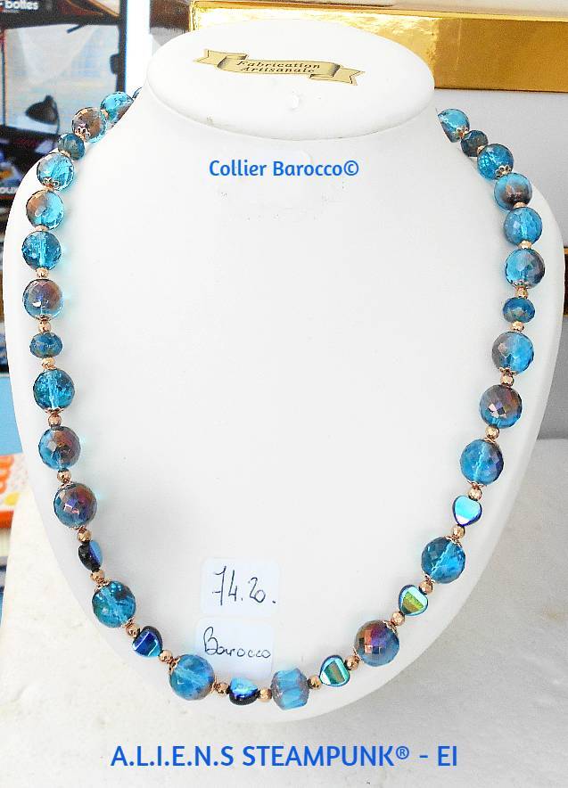 CF - Collier  cristal femme - Barocco©.