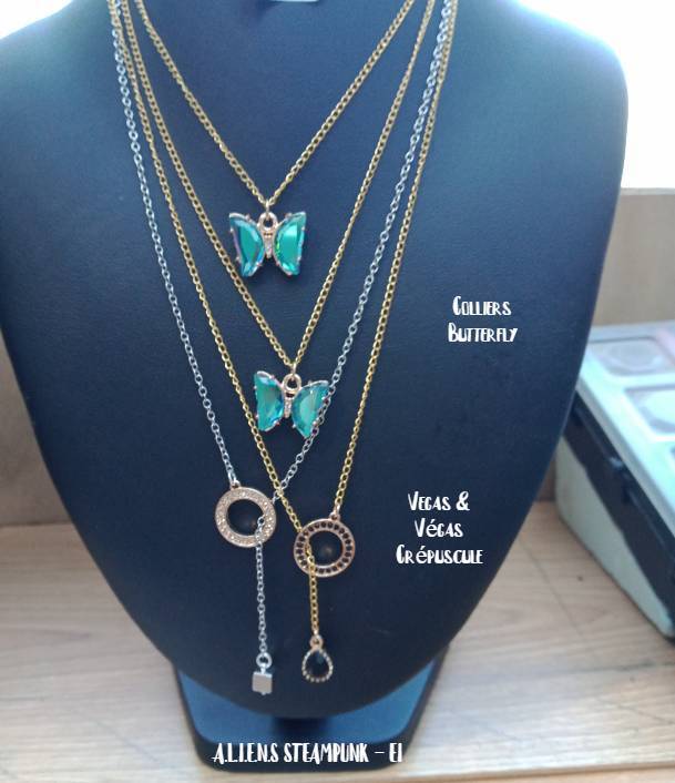 Bijoux sport chic, collier  Butterfly©