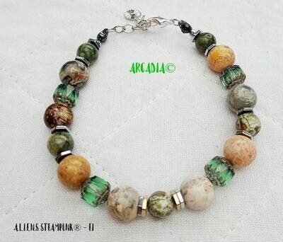 BP - Bracelets pierres naturelles femme Arcadiane©.