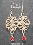 Stylish jewellery, earrings, New Carriban©.