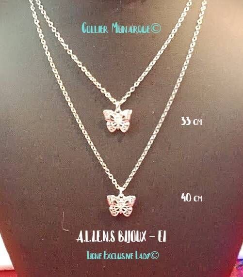 Bijoux sport chic, collier Monarque©