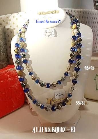 CP - Collier pierres femmes - Atlantide©.