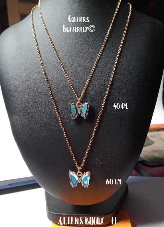 Bijoux sport chic, collier  Butterfly©