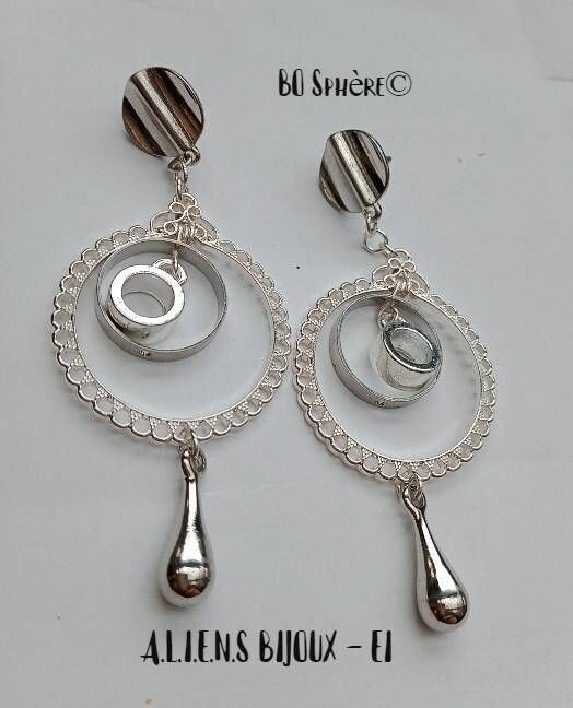 Ohrringe - schicker Schmuck " Himmlische Sphäre© ".