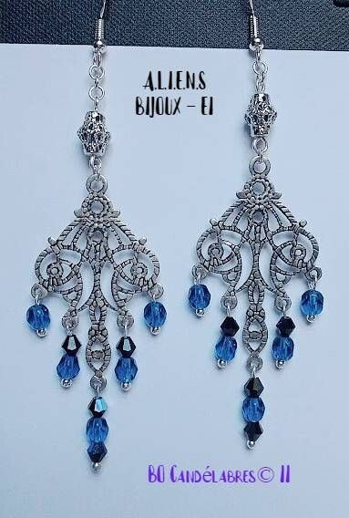 Earrings - Candelabra II© baroque jewellery.