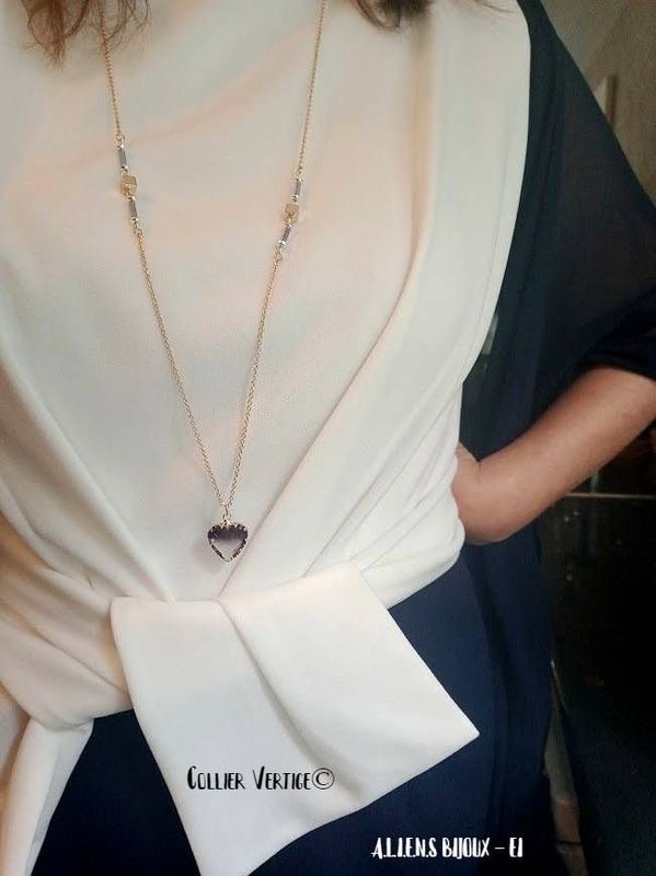 Bijoux sport chic, collier Vertige©