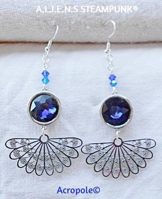 Origineller handgemachter Schmuck Akropolis© - Ohrringe. Origineller handgemachter Schmuck Akropolis© - Ohrringe.