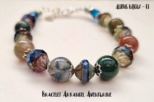 BP - Bracelets pierres naturelles  femme Arkangel©.