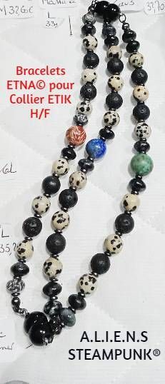 EtiK© kő nyaklánc férfiaknak