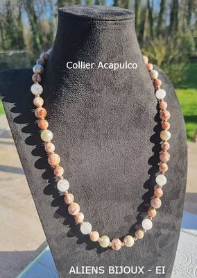 CP - Collier pierre naturelle femme - Acapulco II©.