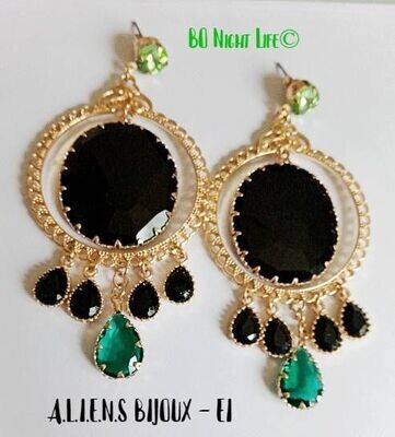 Origineller handgemachter Schmuck Night Life© - Ohrringe.