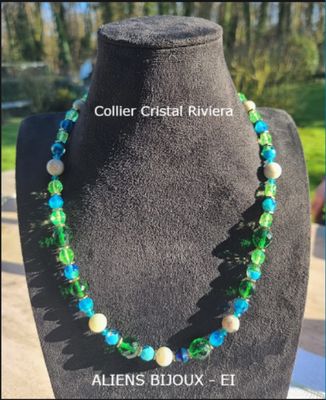 CF - Collier cristal femme  - Riviera©