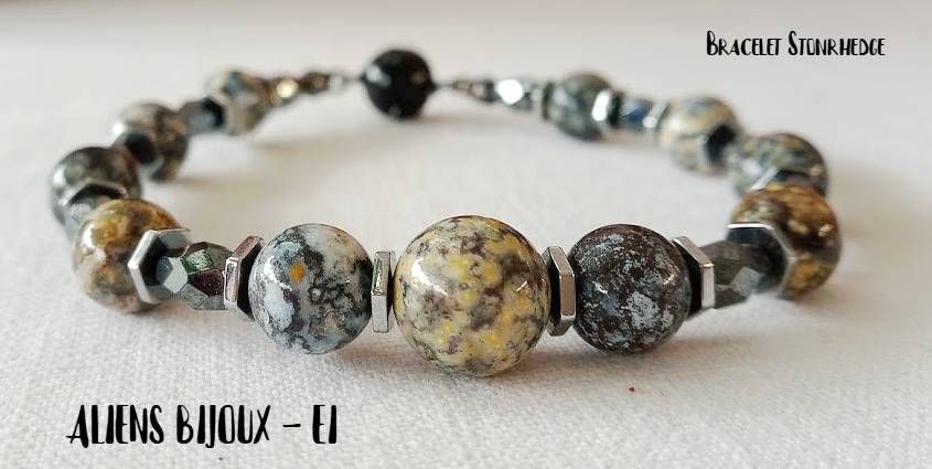 Bracelet femme en pierres Stonehedge©