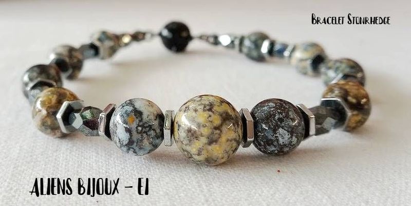 Bracelet femme en pierres Stonehedge©