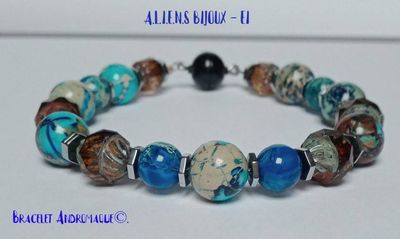 bracciale in pietra per uomo Andromaque©.