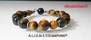 Bracciale in pietra Absolution© per uomo.