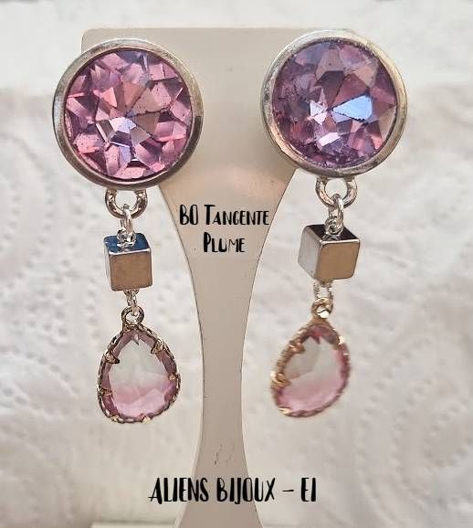 Baroque Jewellery Earrings - Tangente Plume©