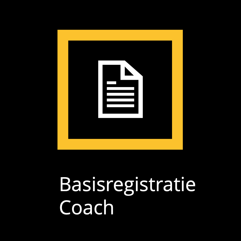 Basisregistratie Coach Basisregistratie Coach