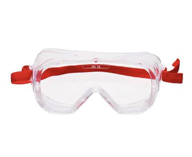 3M™ Occhiali a mascherina serie 4800, ventilazione indiretta, lenti in policarbonato trasparente