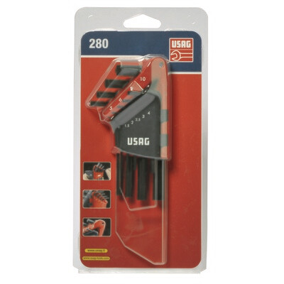 SERIE DI 9 CHIAVI MASCHIO ESAGONALE USAG
280 N/S9