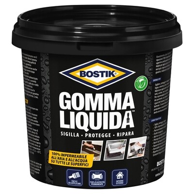 BOSTIK GOMMA LIQUIDA KIT RIPARAZIONE(COMPRESO DI BANDA RINFORZANTE ,PENNELLO)