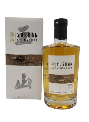YUSHAN Signature Smoky 46 % -Whisky Tourbé, Taïwanais