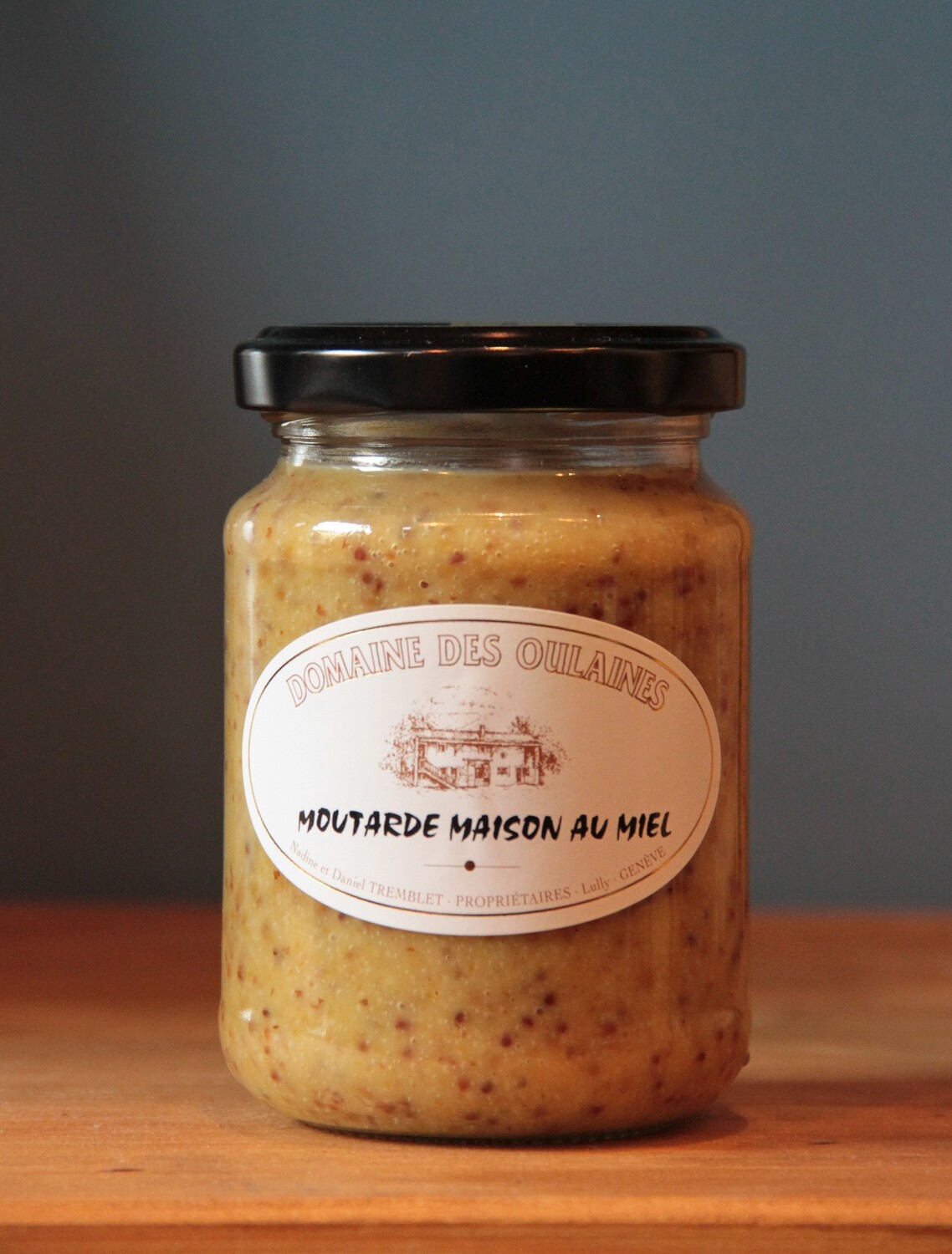 Moutarde Maison au miel Domaine des Oulaines 180gr.